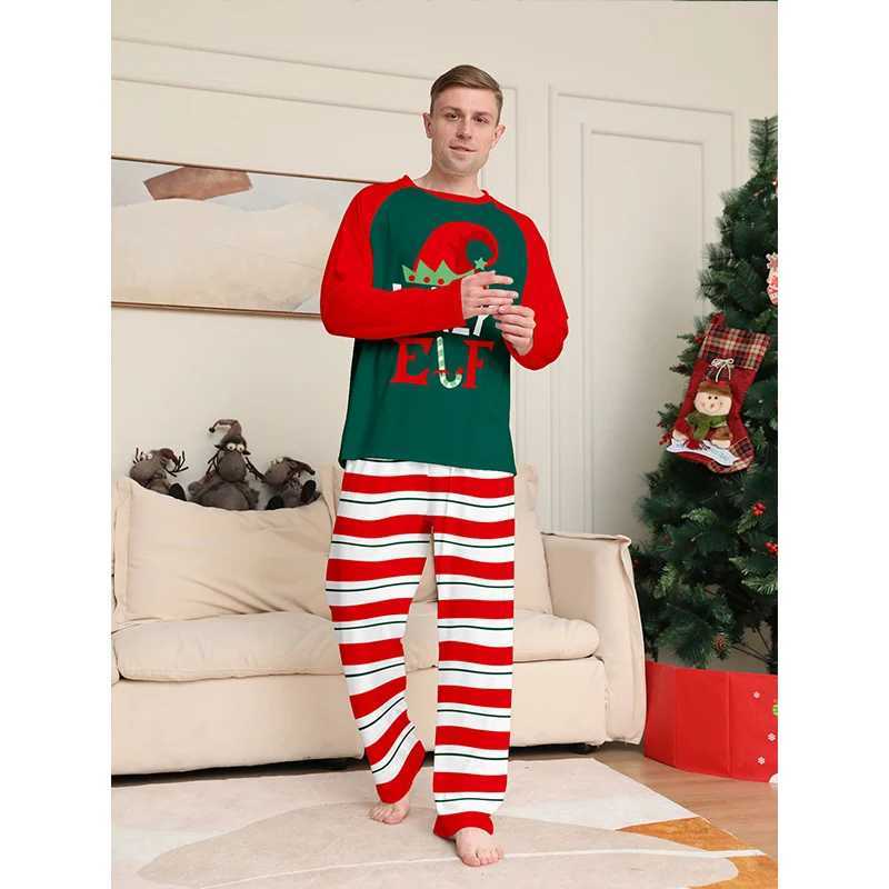 2025 New Christmas Matching Family Pajama Soft Set Mother Father Children Baby Clothing Set W241015