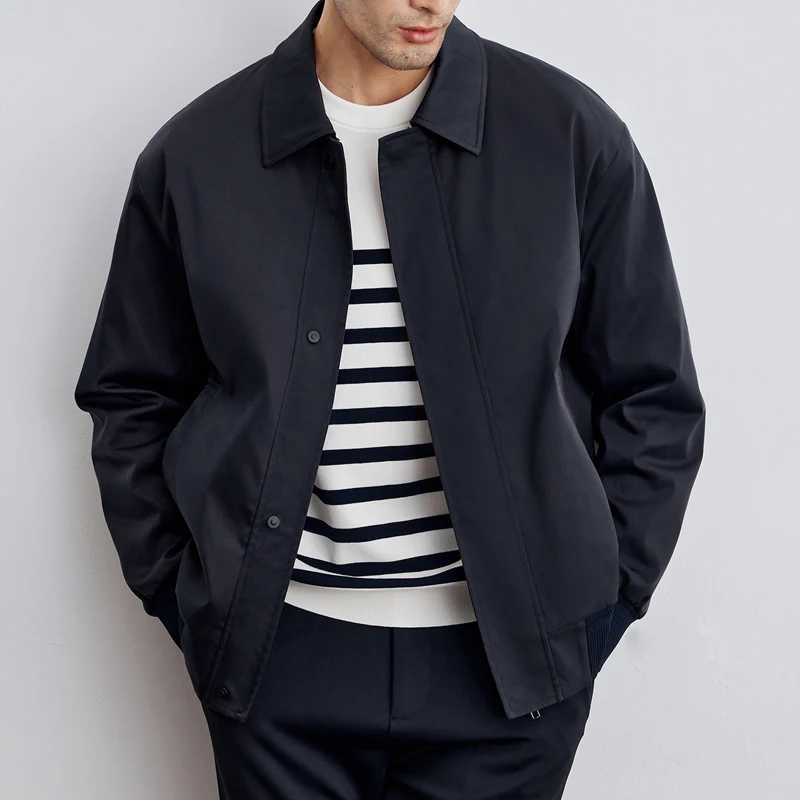 Mens jackets Korean fashion collar jackets mens clothing lightweight jackets spring and autumn jackets streetwear styles M241017