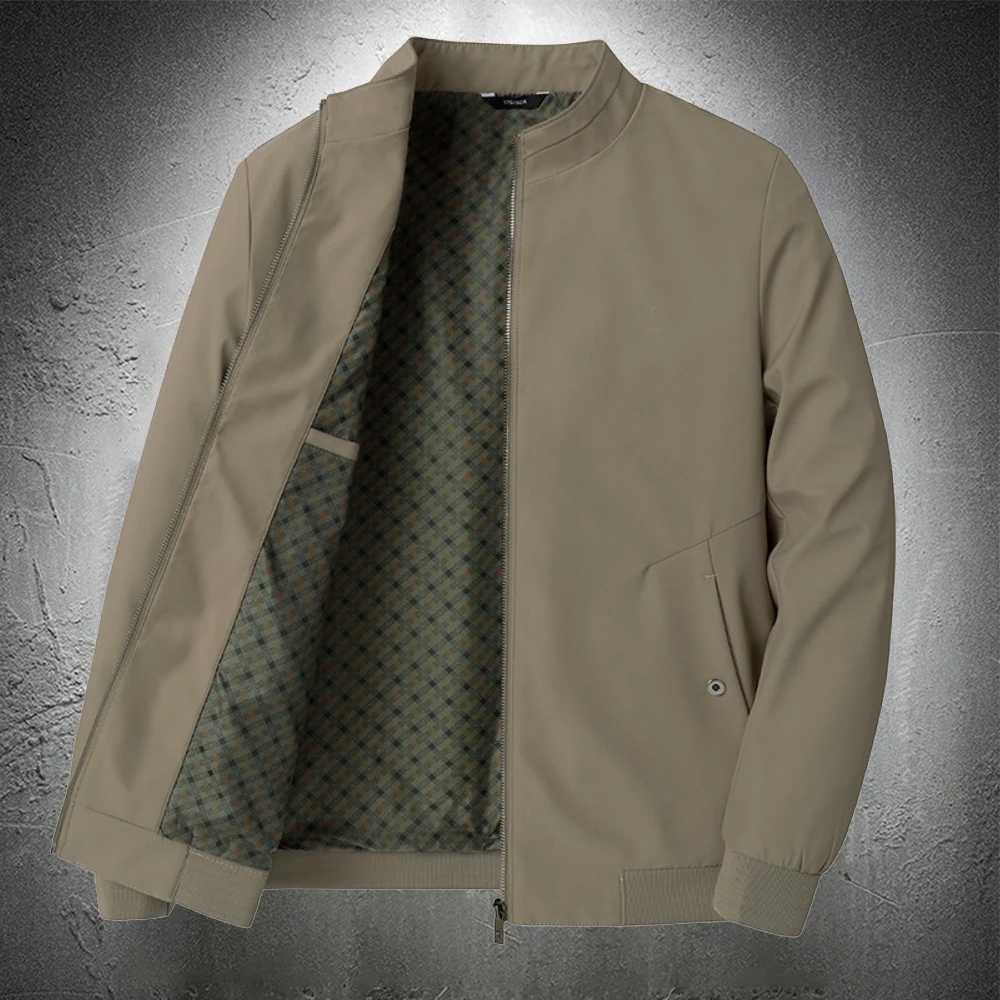 Spring and Autumn Jacket Men Casual Blazer Jacket Lightweight Workwear Clothes Men Fashion Solid Color Business Coats X241017