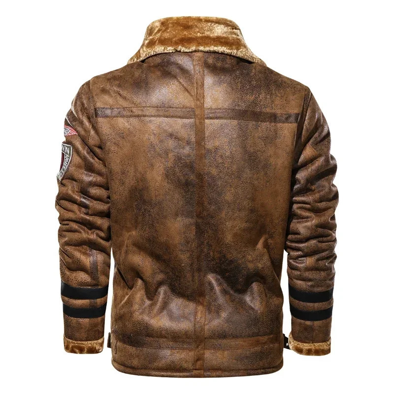 Mens genuine leather bomber jacket mens genuine leather flight jacket black pilot jacket 241017
