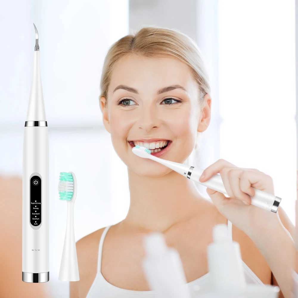 New Arrival Electric teeth whitening teeth calculus patch coffee stains Tatar removal high-frequency sonic toothbrush teeth cleaner G241017