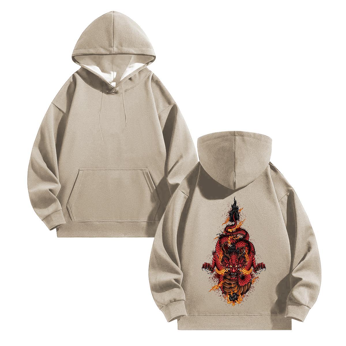 Wholesale Man Hoodie Customized Print TOP Quality Hoodie for Man Woman Tops Hoody Anime Printing Street Thick Plush Hooded Collar Breathable