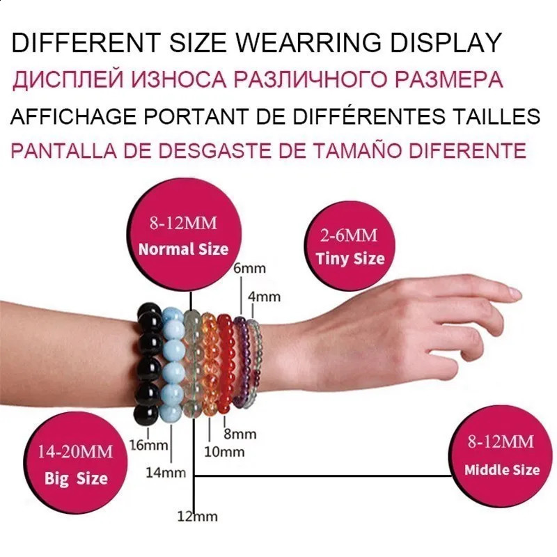 JD Natural Stone Bead Bracelet Womens Elegant Charm Spiritual Circle Stone Chain Bracelet Womens Fashion Jewelry Gift 241017