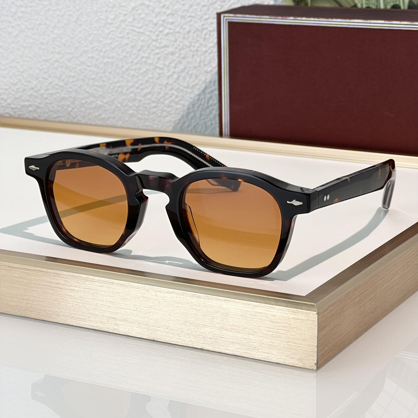 Sunglasses Women Men Summer ZEPHIRIN 47 Outdoor Catwalk Thick Acetate Fiber Style Anti-Ultraviolet UV400 Retro Plate Full Frame Fashion Glasses Random