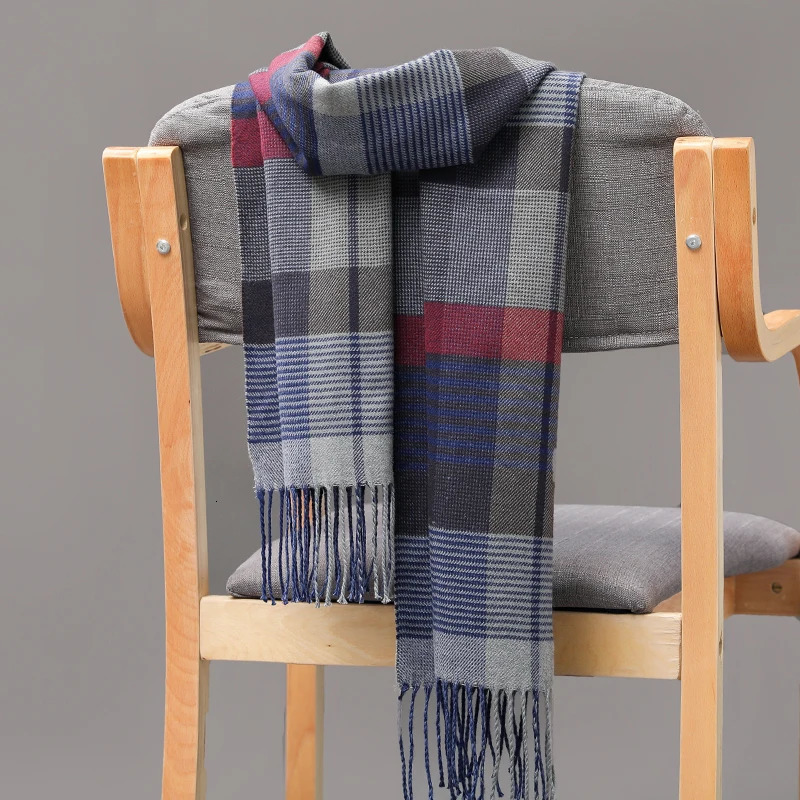 190 * 35cm mens and girls collar unisex childrens scarf autumn and winter long thick warm full set cashmere shawl Pashmina muffler bag 241017