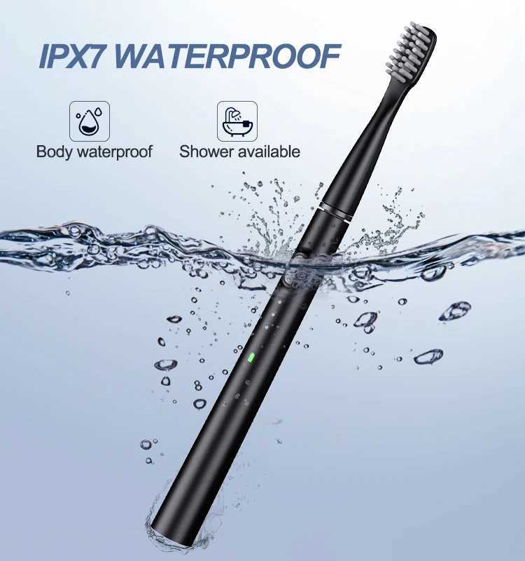 Electric toothbrush ultra-thin intelligent sonic electric toothbrush 3 operation modes C-type charging interface whitening teeth M241017
