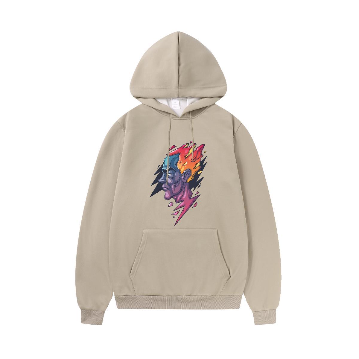 Free Shipping Men Sweatshirt hoodie Breathable Comfortable Hoodie for Man Woman Skull Top Hoodie Street Wear Thick Fleece