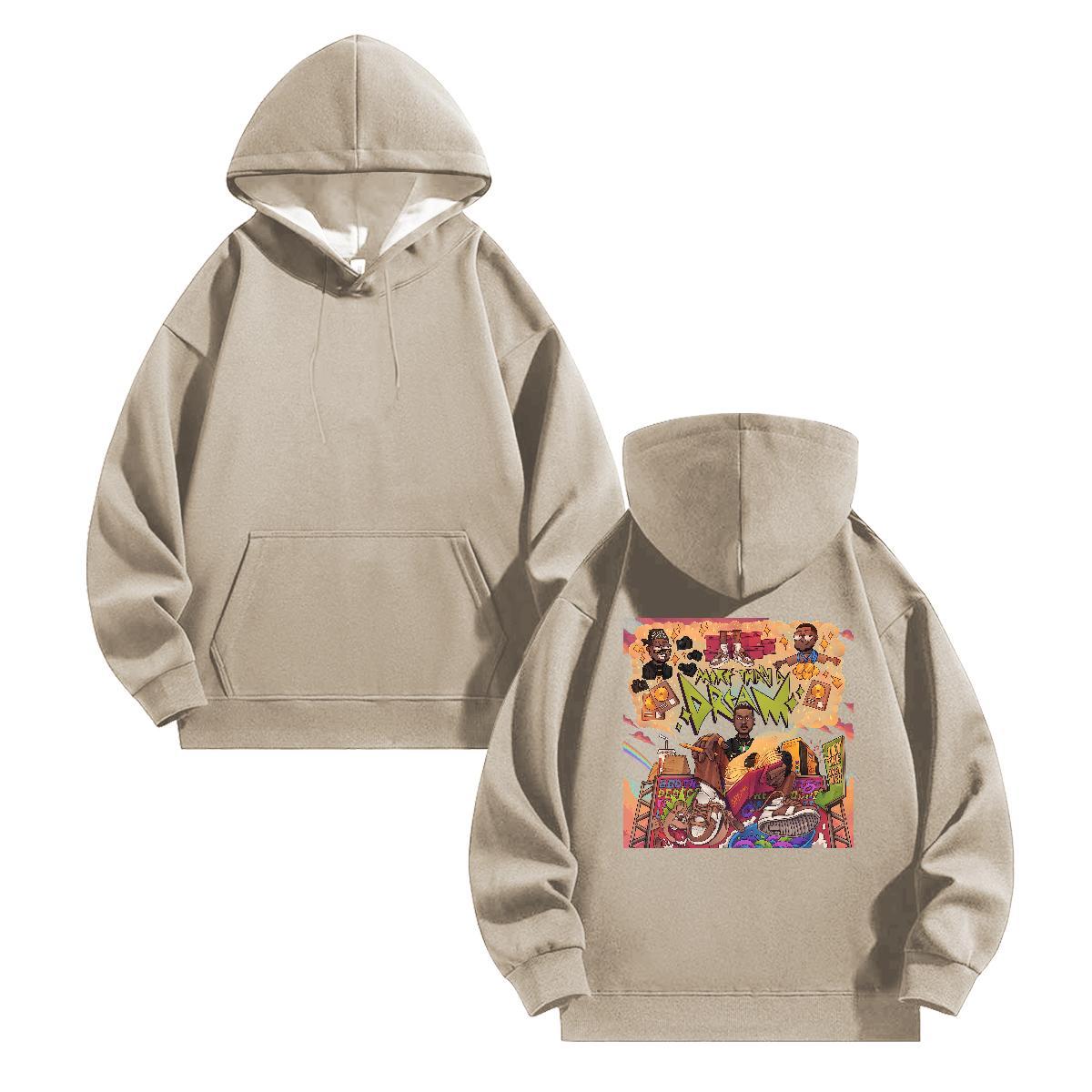 2024 Man Hoodie Skull Cool Design Couples Hoodie Tops Pullover Hoodie Hip Hop Street Warm Fleece Hooded Collar Long Sleeve