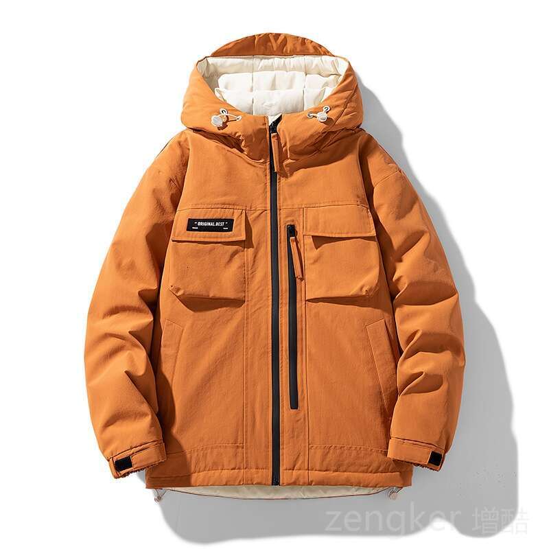 Winter Large Men Loose Waterproof Jacket Plus Size Trend Warm White Duck Down Jacket Men's Tops 9Xl 8Xl