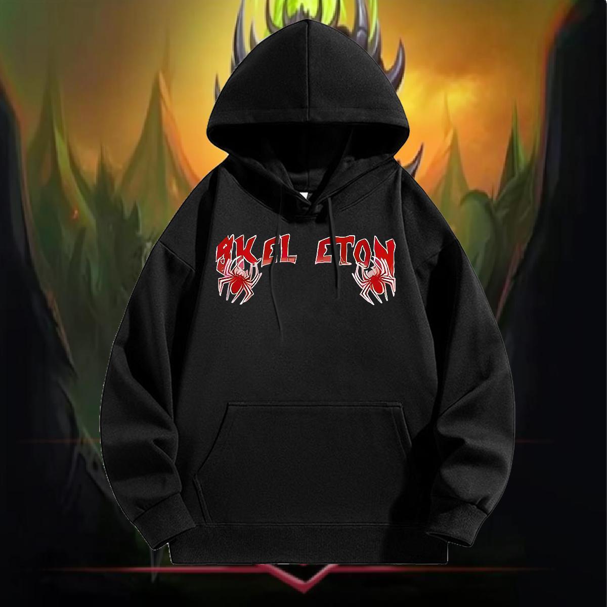 New Arrival Hoodie Hooded Collar Breathable Cool Design Men Clothes Hoodie Outdoor Wear Anime Print Thick Plush