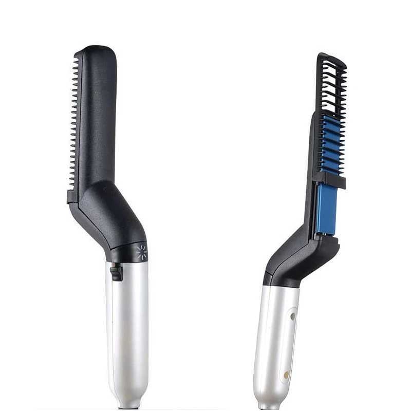 Multifunctional Electric Hair Comb Brush Beard Straightener Beard Straightening Comb Straight Hair Curler Styling ToolsXJ241016