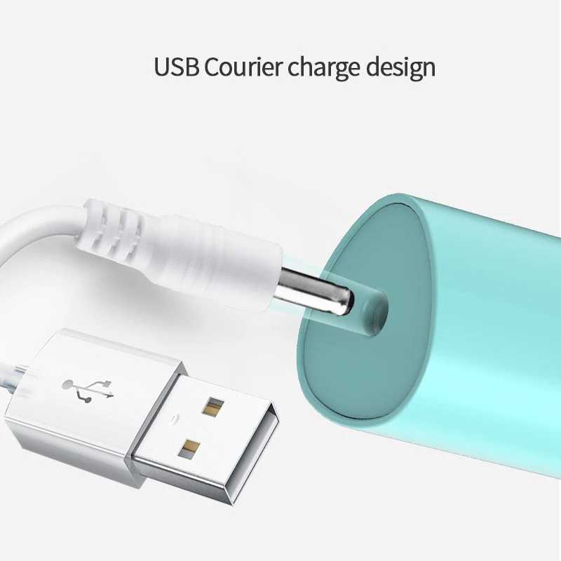 New Arrival Electric toothbrush IPX7 waterproof soft bristled toothbrush sonic electric toothbrush six speed USB charging home portable G241017
