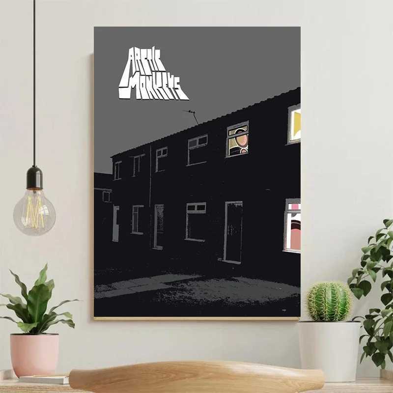 Retro Arctic Monkey Rock Band Music Cover Series Art Posters Canvas Painting Wall Printing Images Used for Living Room Home Decoration CL241017