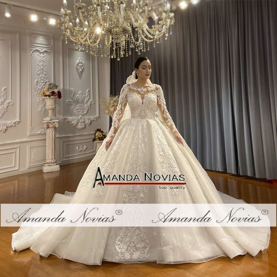 High Quality Real Photos Wedding Dress Lace