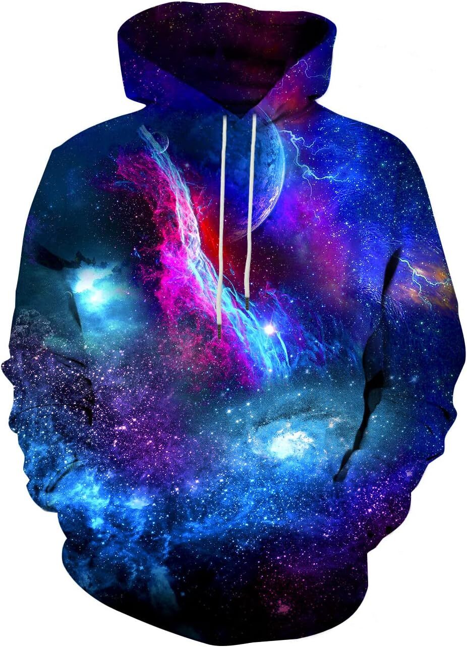 Hoodie for Mens Womens Unisex 3D Novelty Hoodies for Men Pullover Sweatshirts with Pockets Graphic Hoodies sweatshirt Fashionable and Warm