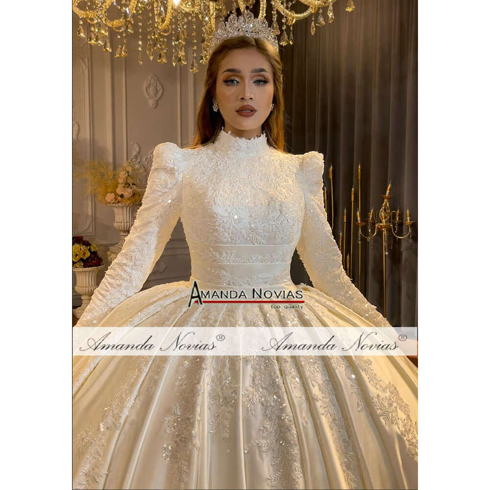 2024 New Muslim Bride Wedding Dress