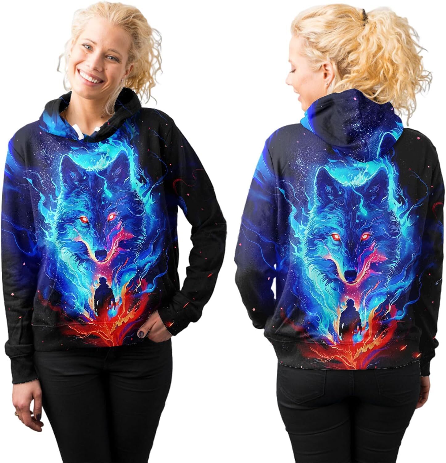 Hoodie for Mens Womens Unisex Cool 3D Liner Hoodies Upgrade Quality Pullover Novelty Print Sweatshirt With Front Pocket Graphic Hoodies sweatshirt War