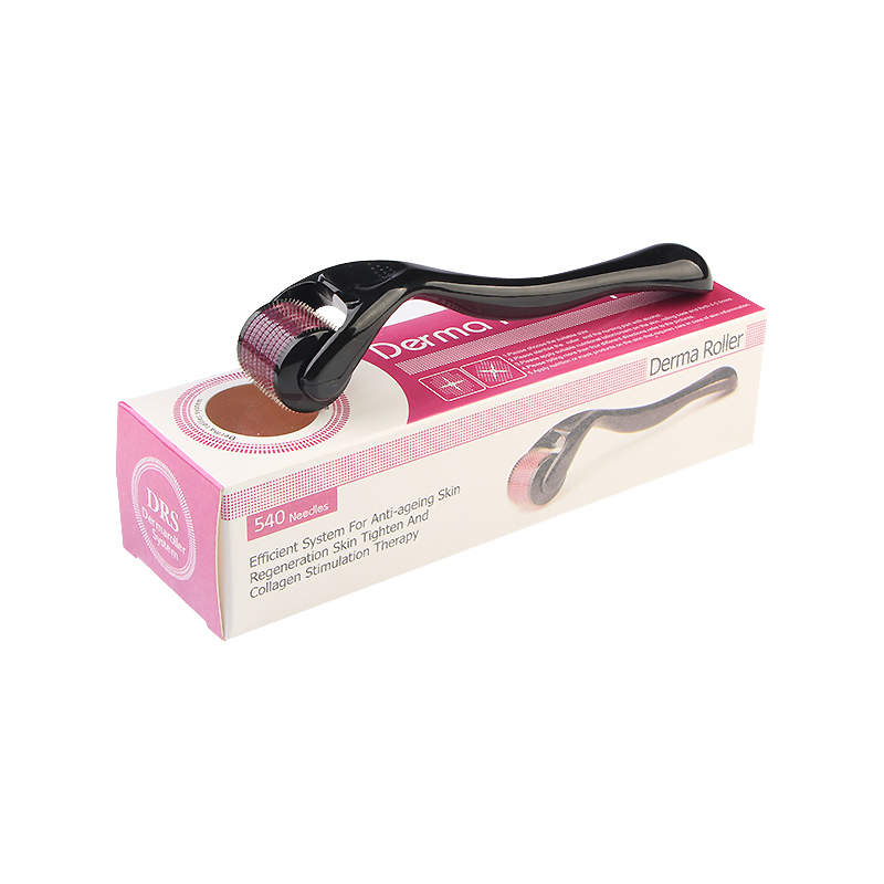 Mezoroller Beard Derma Roller DRS 540 Needles Microneedling for Hair Re- Growth Skin Care Microneedle MTS Micro Needle Roller