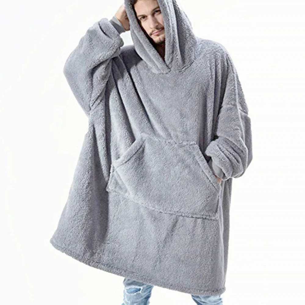 10 Colors Fleece Unisex Loose Hooded Coats Autumn Winter Add Velvet Lover Men And Women Pullover Sweatshirt FYY-9008X241016
