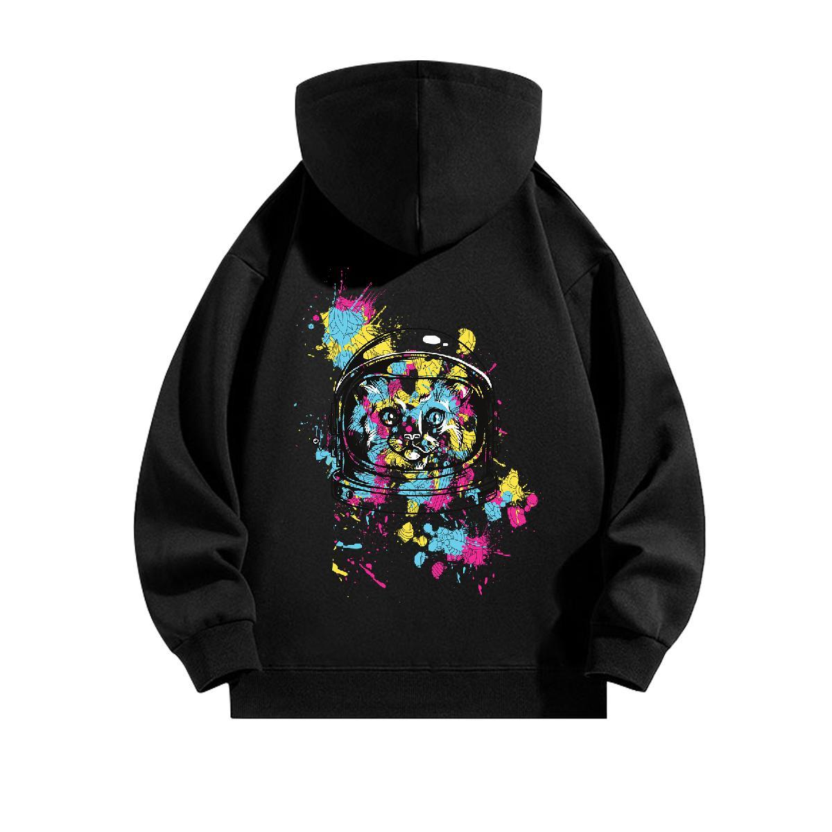 New Arrival Hoodie For Man Drawstring Long Sleeve Loose Fit Hoodie for Man Woman US Plus Size Hoody Home Outdoor Velvet Thick