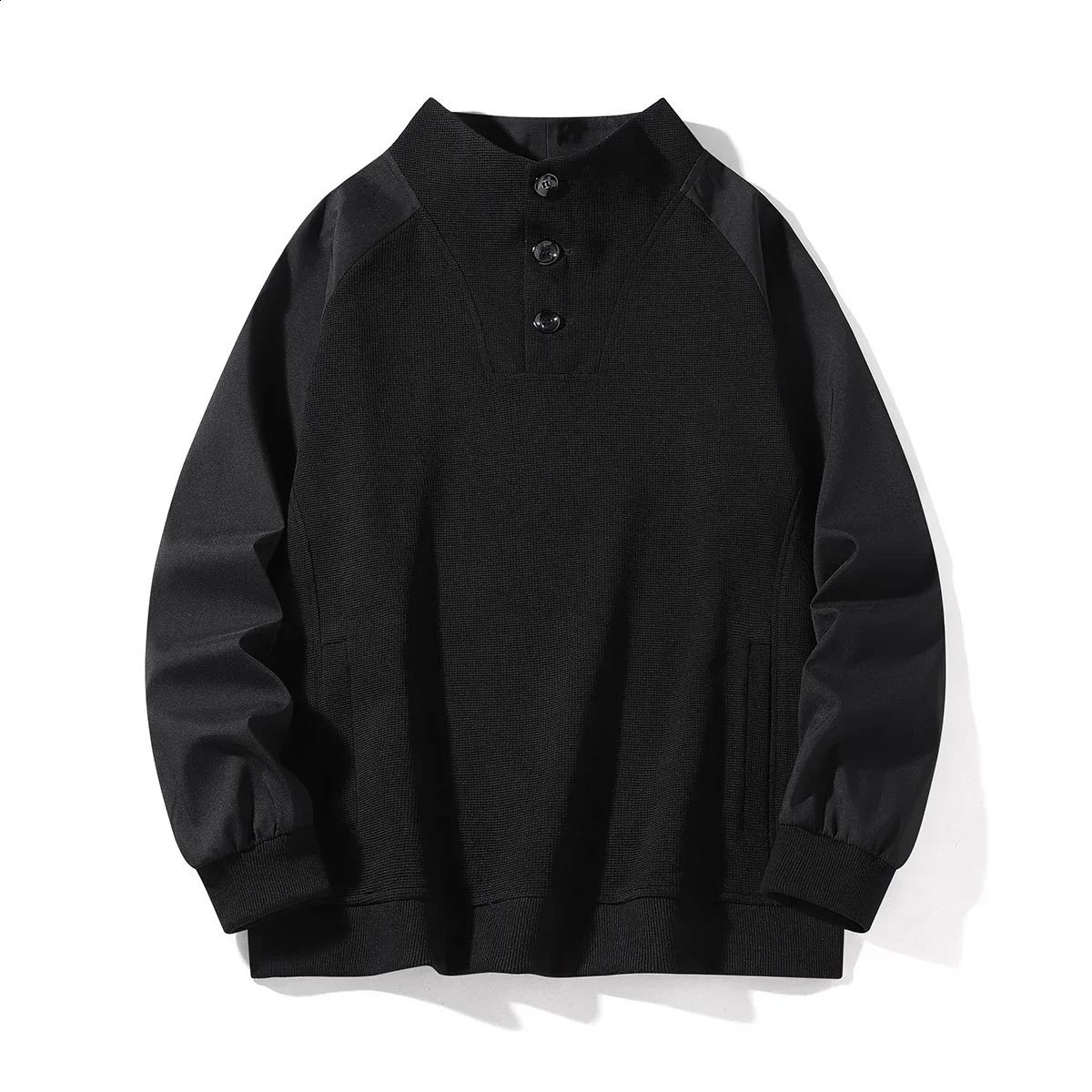 Turtleneck Sweater Men Sweatshirt Spring Autumn Hoodie Polo Long Sleeve Casual Pullover Vintage Fashion Mens Clothing Top 241017