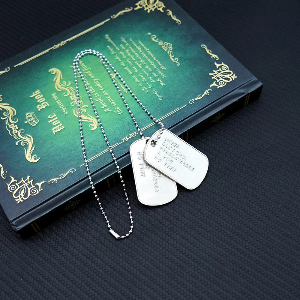 Death Stranding Necklace for Women Men Dog Tag Metal Necklaces Game Jewelry Pendant Chains Choker Collares Charm 241010 - view 3