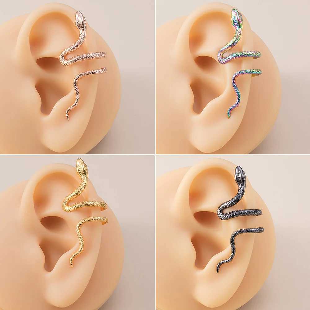 1 punk snake ear cuff packaging clip on cardboard box non perforated copper jewelry W241017