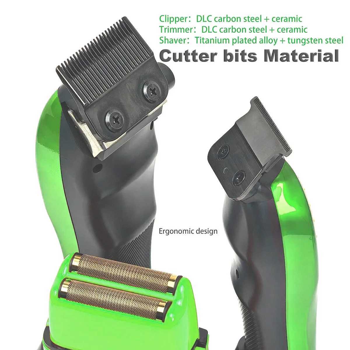 Professional BRDCLIP 8000rpm Hair Clipper Electric Cordless Oil Head Gradient Hair Trimming Salon Mens Hair Trimming Shaver W241017