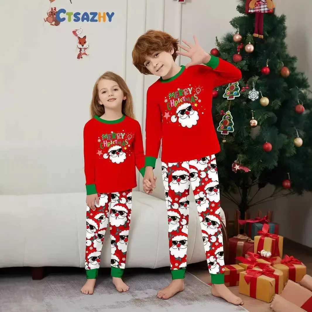 Christmas Matching Family Pajama Set 2025 Christmas Adult Children Baby Mother and Child Pajama Set W241015