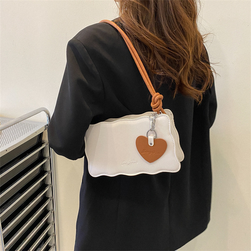 Color for women's new shoulder fashionable and simple hand-held small square bag, stylish version crossbody bag