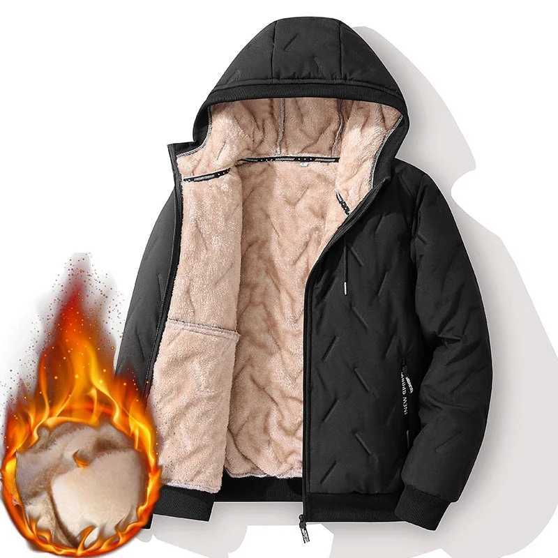 Fleece Coat Padded Jacket with Hat Lightweight Padded Jackets Fleeced Clothing Winter Jackets Warm Thickened Pulsh CoatXJ241017