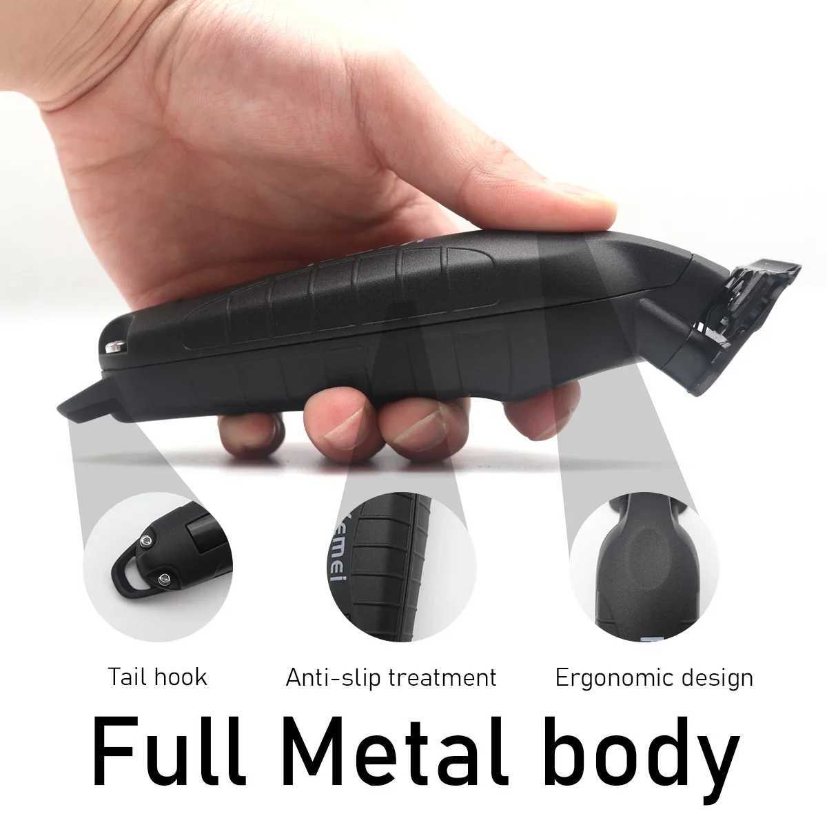 Kemei KM-2293 Mens All Metal Professional Trimming Machine Zero Gap Precision Machining Machine W241017