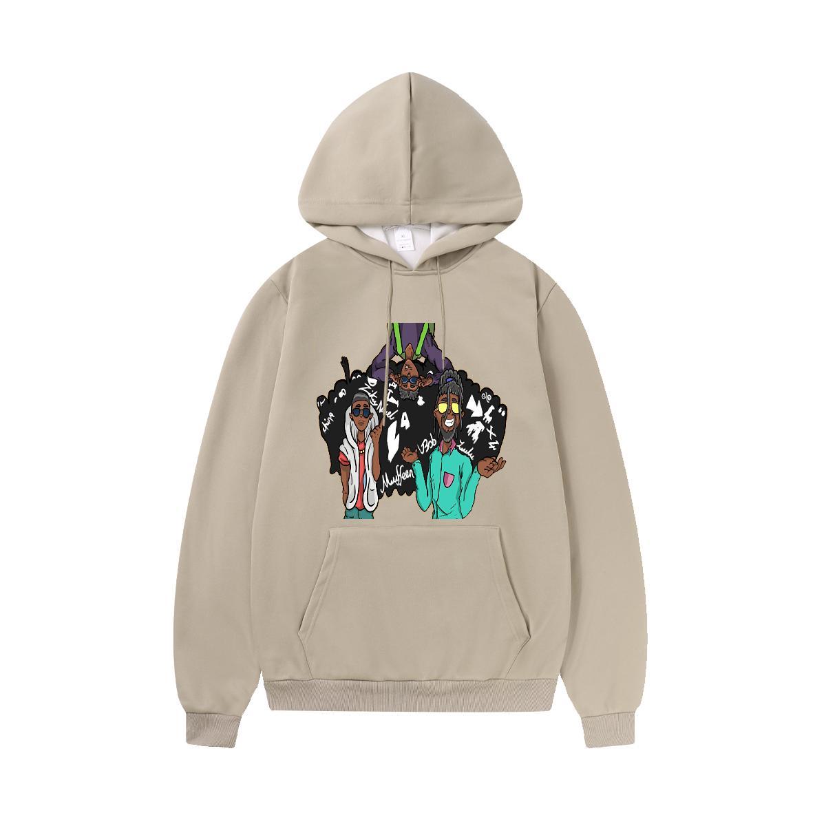 Brand Hoodie for Men TOP Quality Men Hoodie Custom Big Size Clothes Hoodie Hip Hop Hooded Collar Breathable Thick Plush