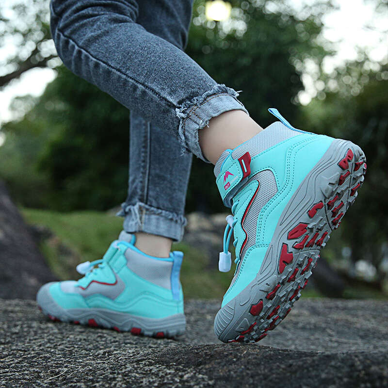 Outdoor anti slip Hiking Kids Trekking Sneakers Summer Mountain Climbing Shoes Unisex Child Sport Footwear For Boys&Girls