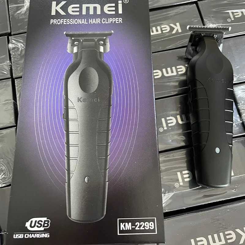 Kemei 2299 Hair Clipper Cordless Trimmer 0mm Zero Gap Carving Edge Cutting Machine Details Professional Electric Cutting Machine W241017
