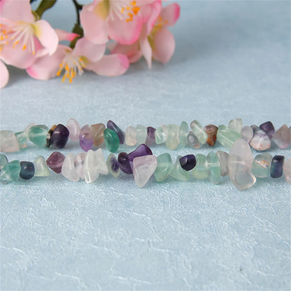Irregular natural stone 5-8mm amethyst agate coral sea blue gemstone crystal jade beads for jewelry making DIY bracelet necklace push 241017