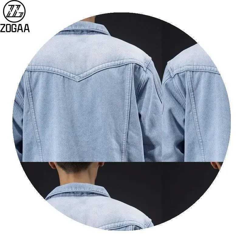 Mens light blue winter denim jacket warm denim jacket new mens plus size wool lining thick winter denim jacket size 4XL X241017