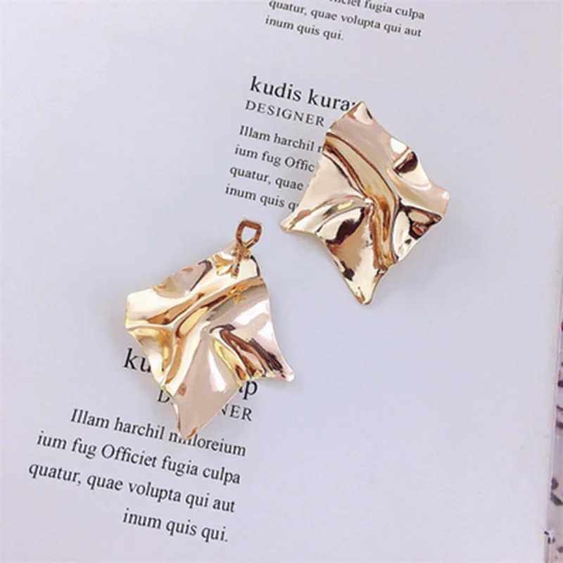 New gold clip on womens earrings geometric no perforation statement earrings fashion party jewelry gifts W241017