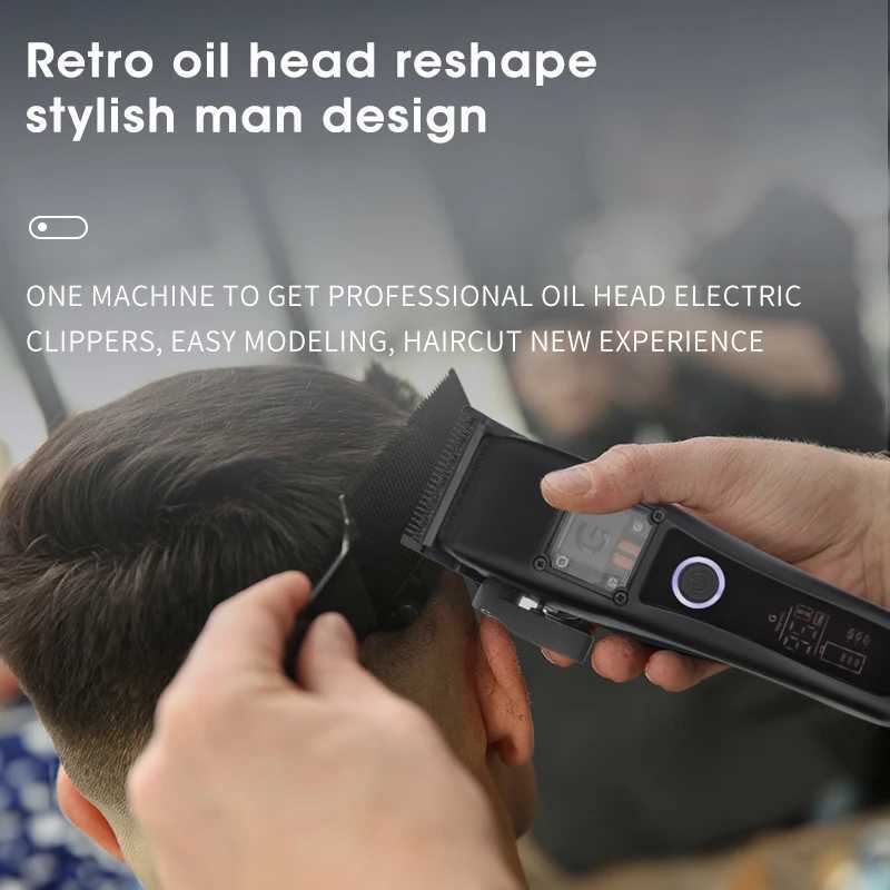 RESUXI G-28 Hair Clipper 2024 New 9500 RPM High Power High Speed Hair Clipper DLC Blade with Base Electric Hair Clipper W241017