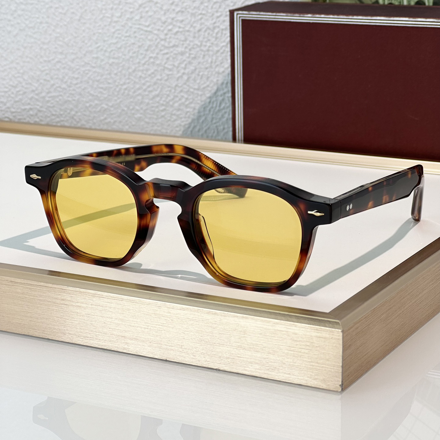 Sunglasses Women Men Summer ZEPHIRIN 47 Outdoor Catwalk Thick Acetate Fiber Style Anti-Ultraviolet UV400 Retro Plate Full Frame Fashion Glasses Random