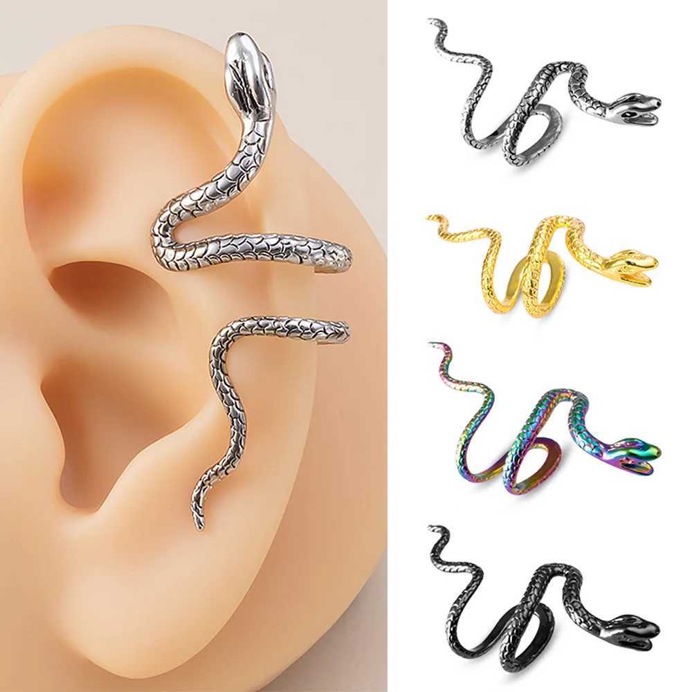 1 punk snake ear cuff packaging clip on cardboard box non perforated copper jewelry W241017