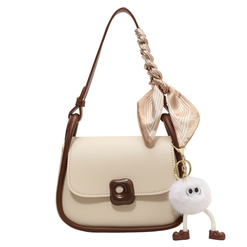 New Light Luxury Bow Single Shoulder Style High Quality Underarm Bag, Unique Trendy Crossbody Bag
