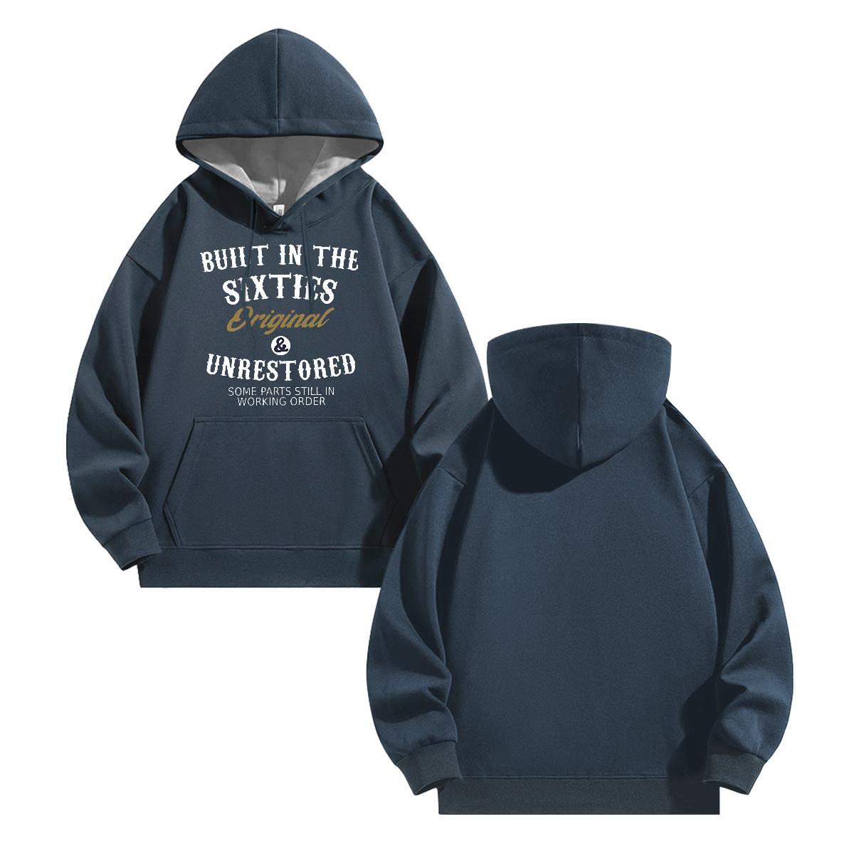 Fashion Design Hooded Sweatshirt Hooded Collar Long Sleeve Wholesale Hoodie Pullover Graphic Hoody Y2K Thick Fleece