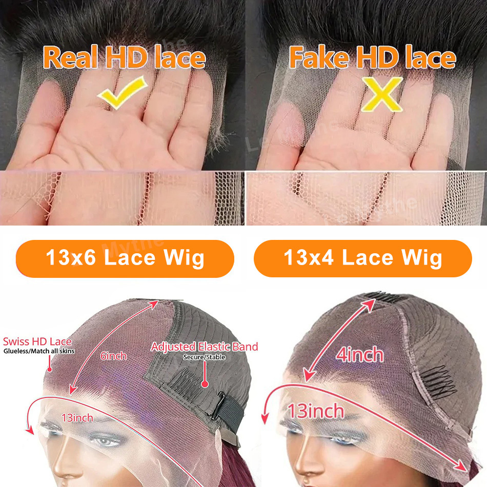 200 Density 30 32 Inch 99J Bury Straight 13X4 Front Human Hair Wig 13X6 Lace Frontal Wigs Red Curly Remy Brazilian Wine