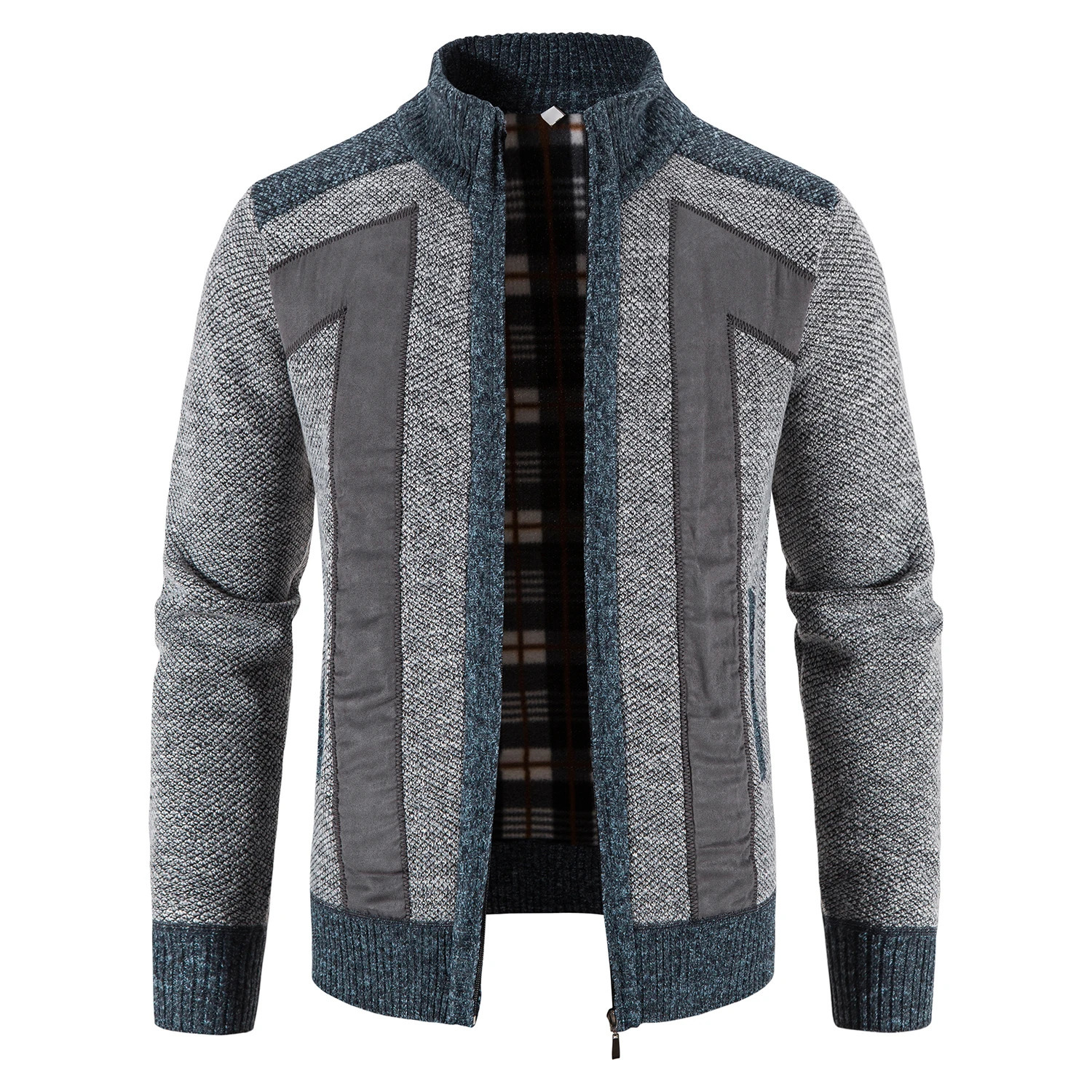 Autumn Spring Sweater Mens Cardigan Zip Up Turtleneck Jacket Y2K Sweatshirt Winter Hombre Cold Coat Knitted Jumper Sweatercoat 241017