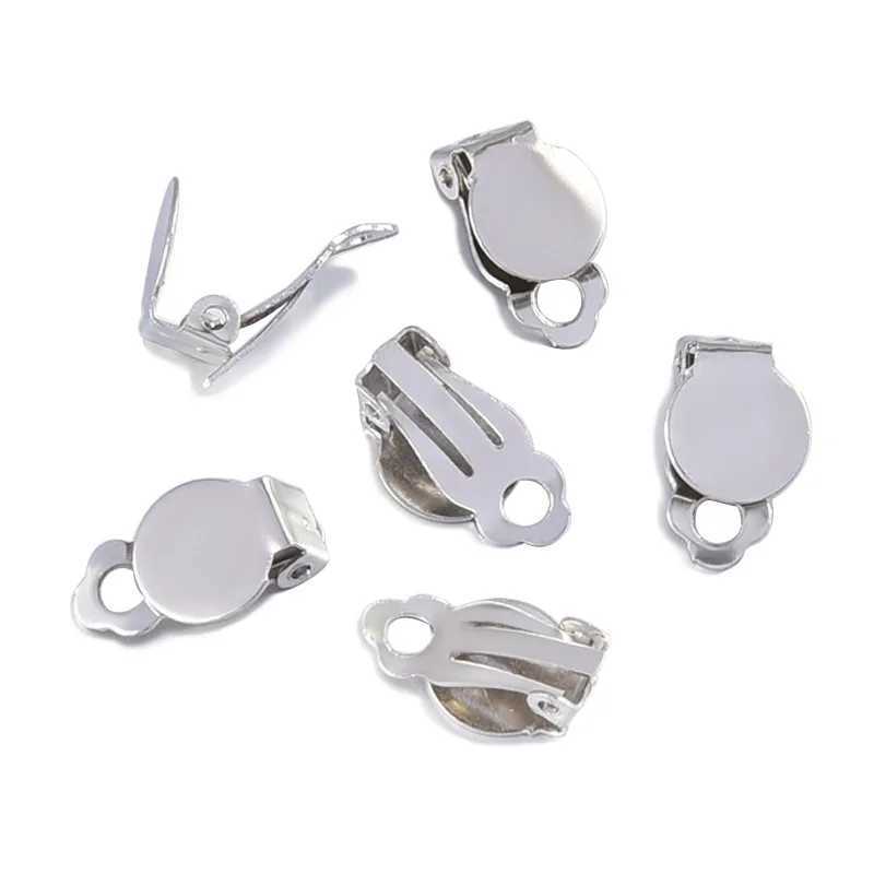 20 pieces/pack multi-color invisible ear clips frog clips handmade DIY ear clips W241017