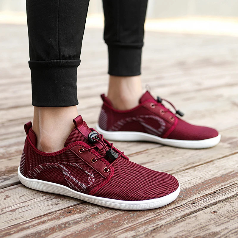 Wide Barefoot Sneakers Canvas Shoes Men Women Flats Soft Zero Drop Sole Wider Toe Light Weight Fashion Sneake Big Size Ddmythur