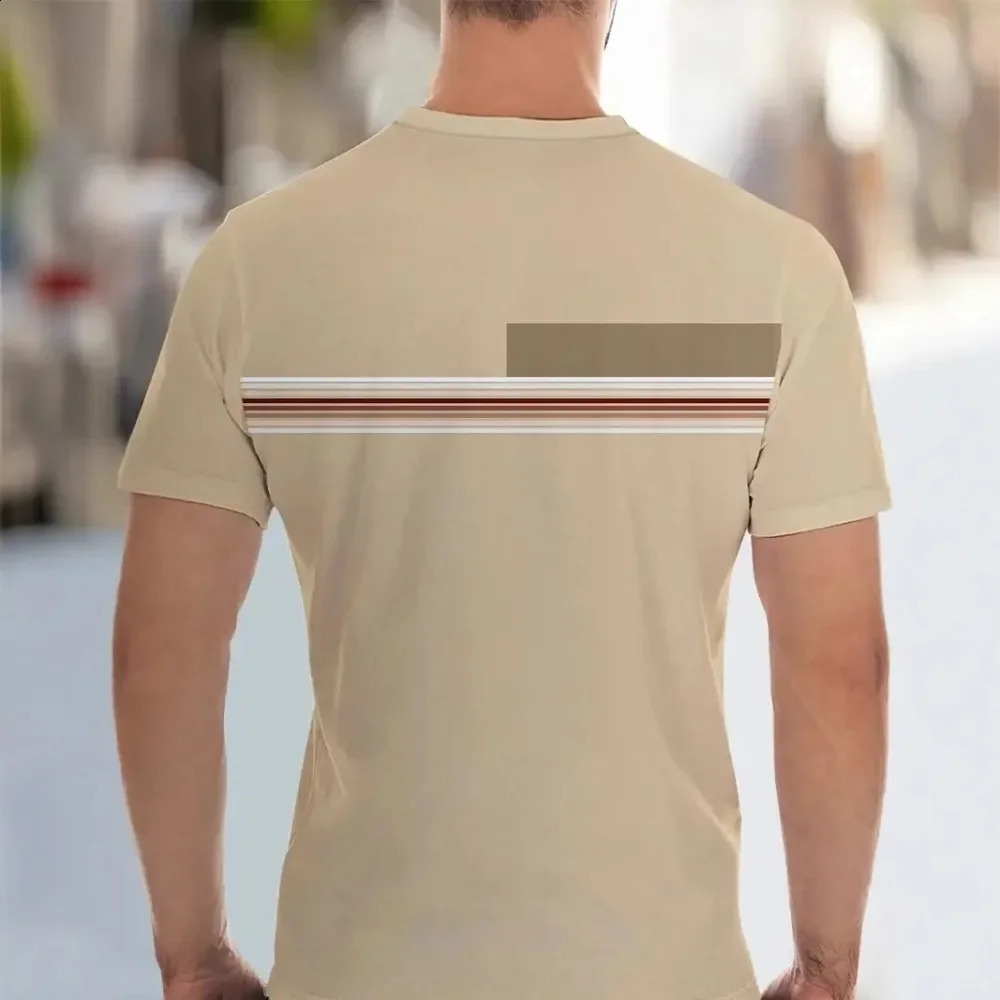 2pc Mens Novelty ColorBlocked Summerco Set Short Sleeve Crewneck TShirt Drawstring with Pockets 3D Digital T Shirt 241017
