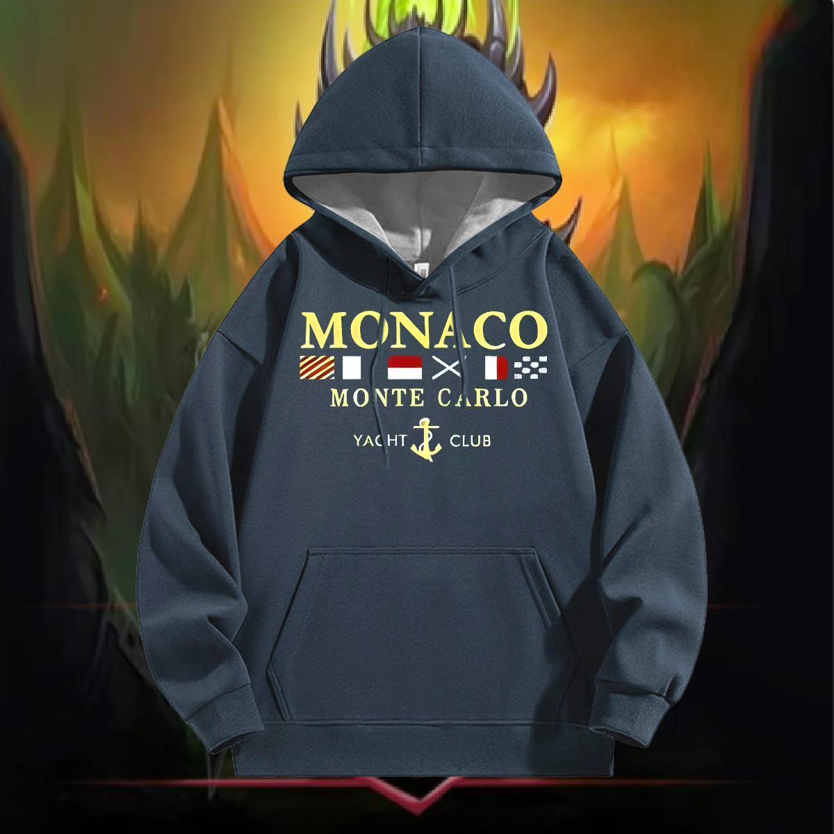 2024 DIY Hooded Sweatshirt Hooded Collar Long Sleeves Brand Hoodie Hip Hop Clothes Custom Printed Thick Fleece