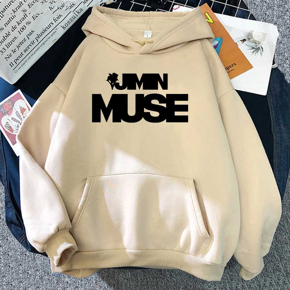 Jimin Muse Hoodie Fashion Women Harajuku Aesthetic Streetwear Casual Hoodies Unisex Autumn Winter Vintage Pullovers SweatshirtsX241016